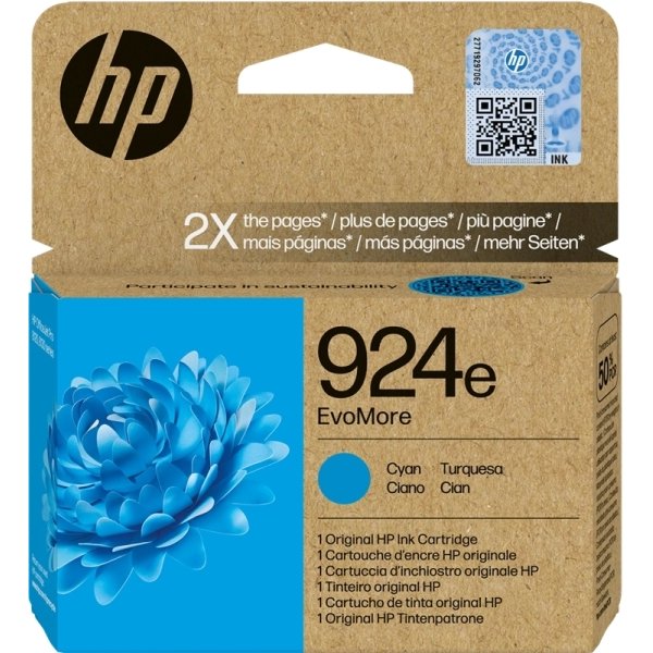 Cartuccia 4K0U7NE HP ciano 800 PAGINE - originale | stampaperfetta.it