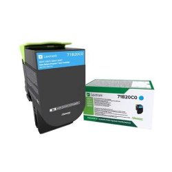 Toner 71B20C0 LEXMARK ciano 3000 PAGINE - originale | stampaperfetta.it