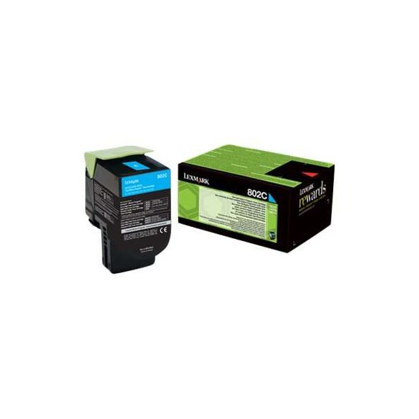 Toner 80C20C0 LEXMARK ciano 1000 PAGINE - originale | stampaperfetta.it