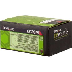 Toner 80C2SM0 LEXMARK magenta 2000 PAGINE - originale | stampaperfetta.it