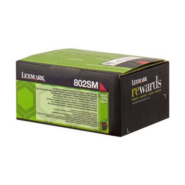 Toner 80C2SM0 LEXMARK magenta 2000 PAGINE - originale | stampaperfetta.it