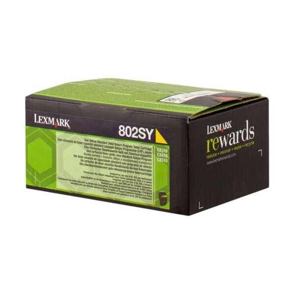 Toner 80C2SY0 LEXMARK giallo 2000 PAGINE - originale | stampaperfetta.it
