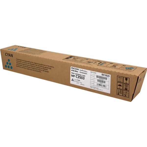 Toner 841820 RICOH ciano 18000 PAGINE - originale | stampaperfetta.it