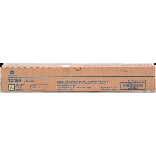 Toner A8K3250 KONICA MINOLTA giallo 21000 PAGINE - originale | stampaperfetta.it