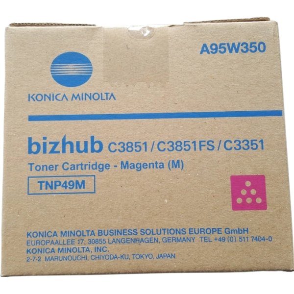 Toner A95W350 KONICA MINOLTA magenta 12000 PAGINE - originale | stampaperfetta.it