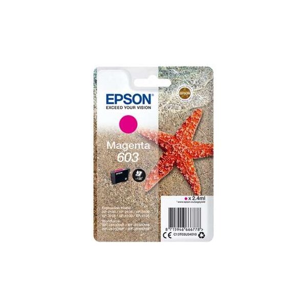 Cartuccia C13T03U34010 EPSON magenta 130 PAGINE - originale | stampaperfetta.it