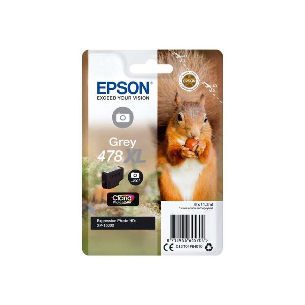 Cartuccia C13T04F64010 EPSON grigio 500 PAGINE - originale | stampaperfetta.it