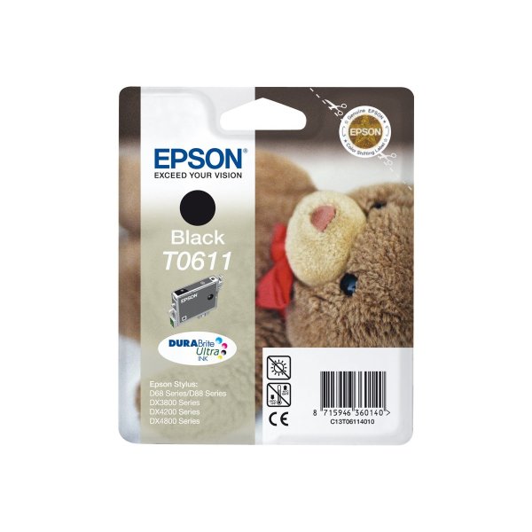 Cartuccia C13T06114010 EPSON nero 250 PAGINE - originale | stampaperfetta.it