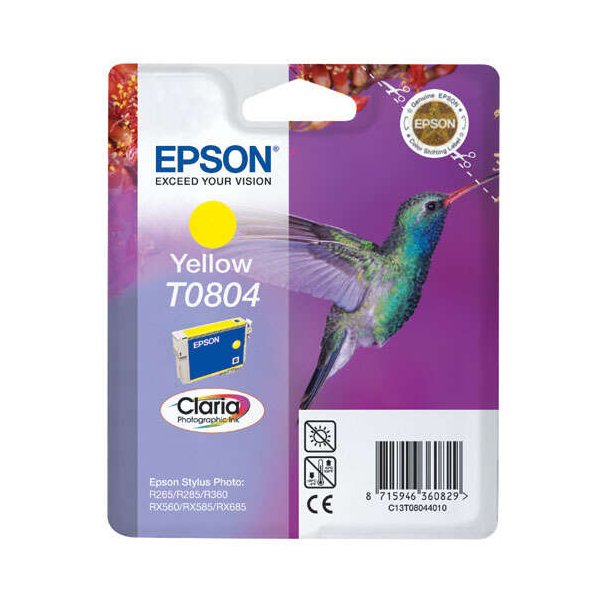 Cartuccia C13T08044010 EPSON giallo 520 PAGINE - originale | stampaperfetta.it
