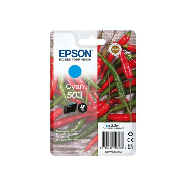 Cartuccia C13T09Q24010 EPSON ciano 165 PAGINE - originale | stampaperfetta.it