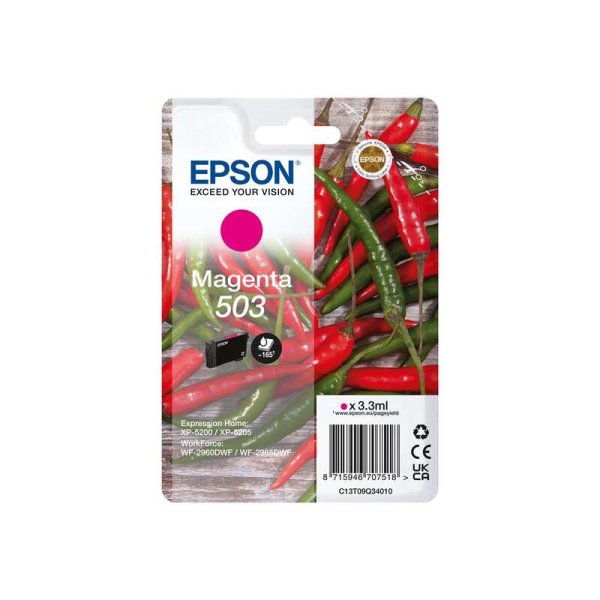 Cartuccia C13T09Q34010 EPSON magenta 165 PAGINE - originale | stampaperfetta.it