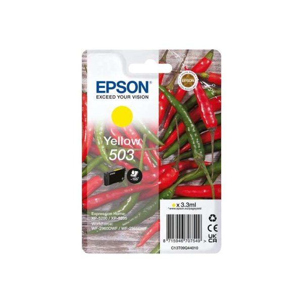 Cartuccia C13T09Q44010 EPSON gialla 165 PAGINE - originale | stampaperfetta.it