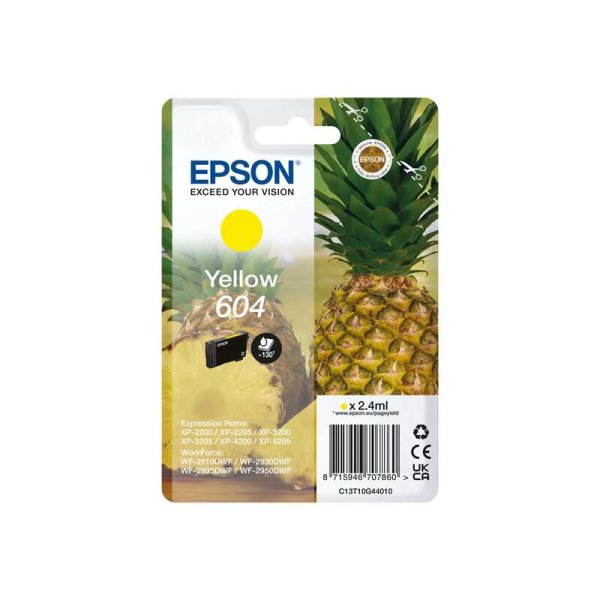 Cartuccia C13T10G44010 EPSON giallo 130 PAGINE - originale | stampaperfetta.it