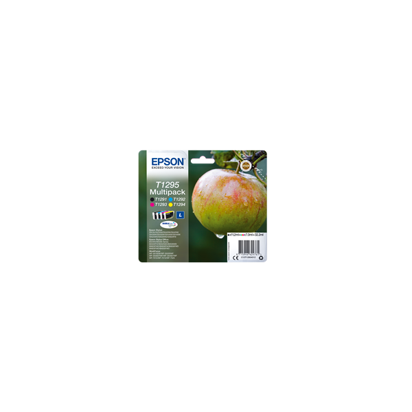 Multipack cartucce C13T12954010 EPSON 4 colori 800 PAGINE - originale | stampaperfetta.it