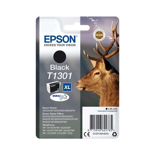 Cartuccia C13T13014010 EPSON nero 600 PAGINE - originale | stampaperfetta.it