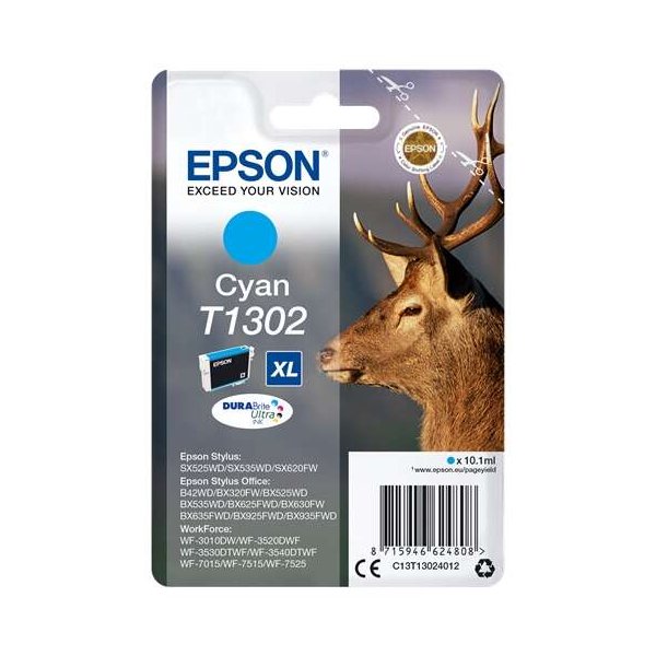 Cartuccia C13T13024010 EPSON ciano 200 PAGINE - originale | stampaperfetta.it