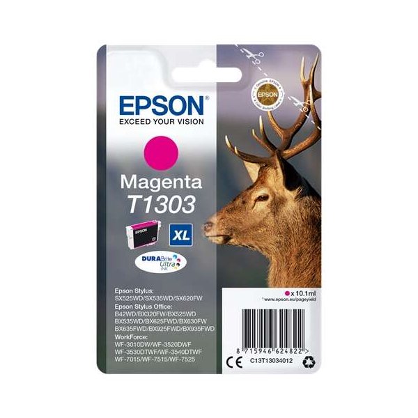Cartuccia C13T13034010 EPSON magenta 750 PAGINE - originale | stampaperfetta.it