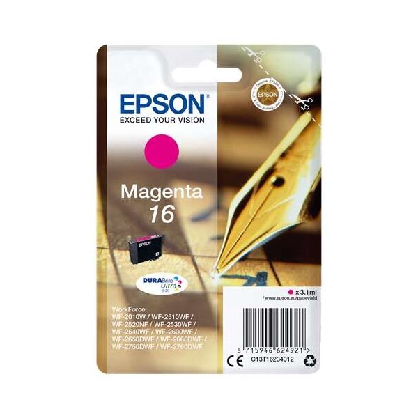 Cartuccia C13T16234010 EPSON magenta 165 PAGINE - originale | stampaperfetta.it