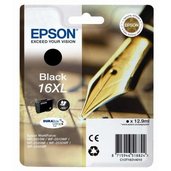 Cartuccia C13T16314012 EPSON nero 500 PAGINE - originale | stampaperfetta.it