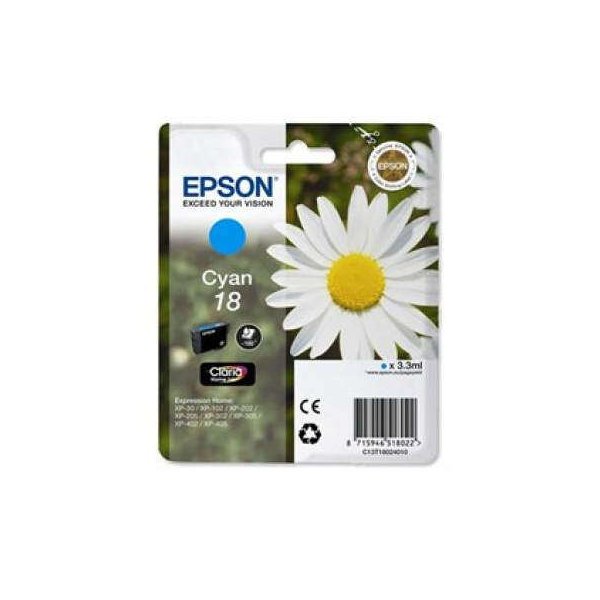 Cartuccia C13T18024010 EPSON ciano 180 PAGINE - originale | stampaperfetta.it