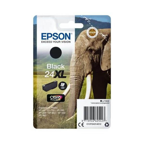 Cartuccia C13T24314010 EPSON nero 500 PAGINE - originale | stampaperfetta.it