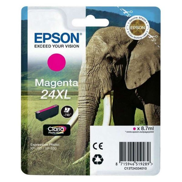 Cartuccia C13T24334010 EPSON magenta 740 PAGINE - originale | stampaperfetta.it