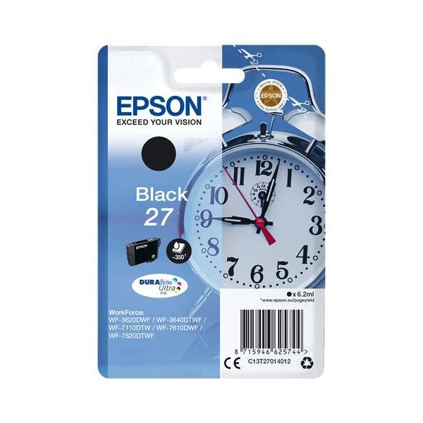 Cartuccia C13T27014012 EPSON nero 350 PAGINE - originale | stampaperfetta.it