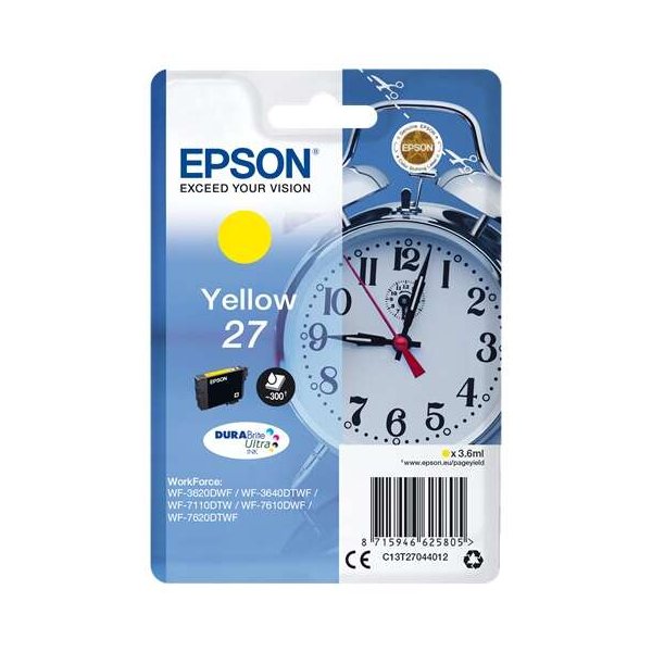 Cartuccia C13T27044012 EPSON giallo 300 PAGINE - originale | stampaperfetta.it