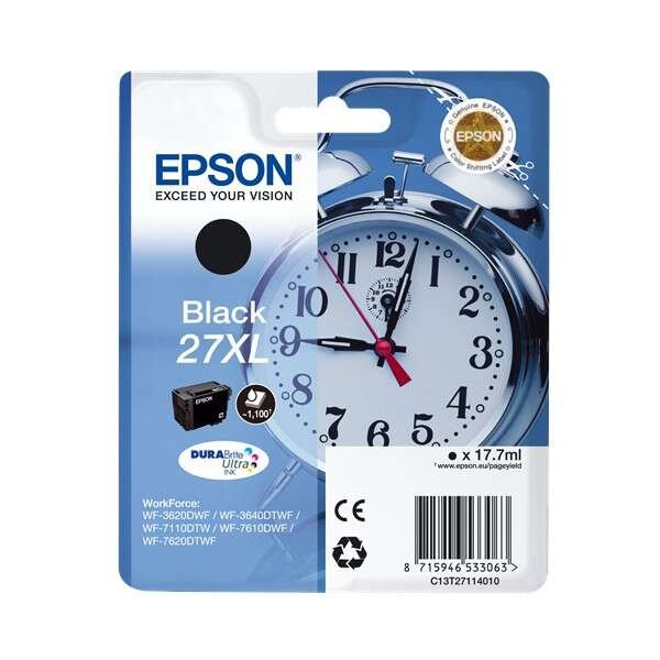 Cartuccia C13T27114012 EPSON nero 1100 PAGINE - originale | stampaperfetta.it