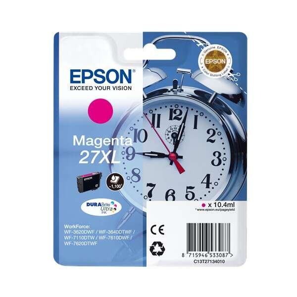 Cartuccia C13T27134012 EPSON magenta 1100 PAGINE - originale | stampaperfetta.it