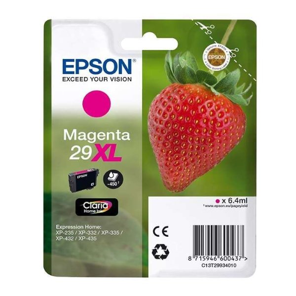 Cartuccia C13T29934012 EPSON magenta 450 PAGINE - originale | stampaperfetta.it