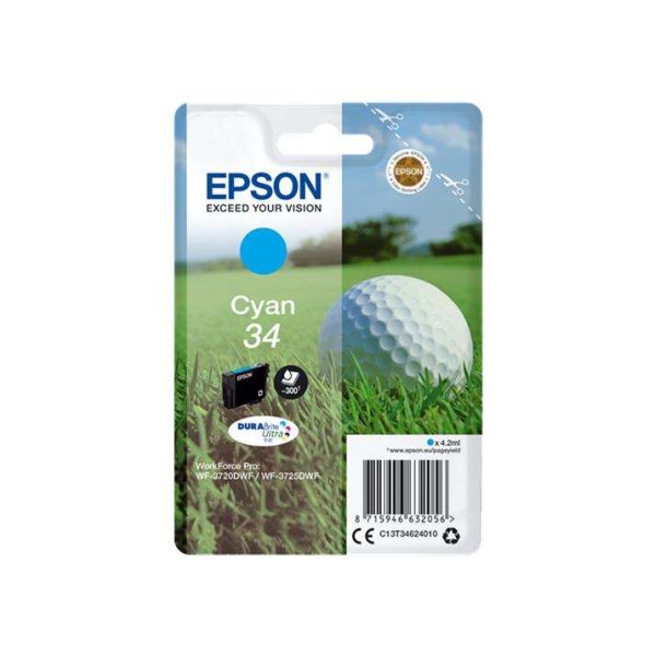 Cartuccia C13T34624010 EPSON ciano 300 PAGINE - originale | stampaperfetta.it