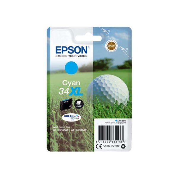 Cartuccia C13T34724010 EPSON ciano 950 PAGINE - originale | stampaperfetta.it