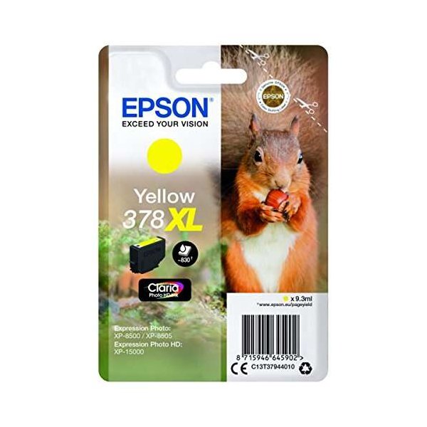 Cartuccia C13T37944010 EPSON giallo 830 PAGINE - originale | stampaperfetta.it