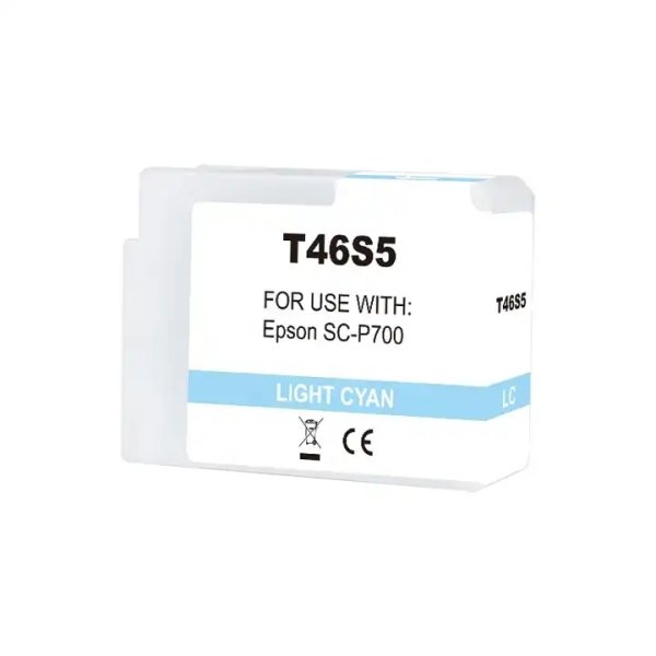 Cartuccia C13T46S500 EPSON ciano chiaro 25ML - compatibile | stampaperfetta.it