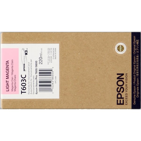 Cartuccia C13T603C00 EPSON magenta photo 220 ML - originale | stampaperfetta.it
