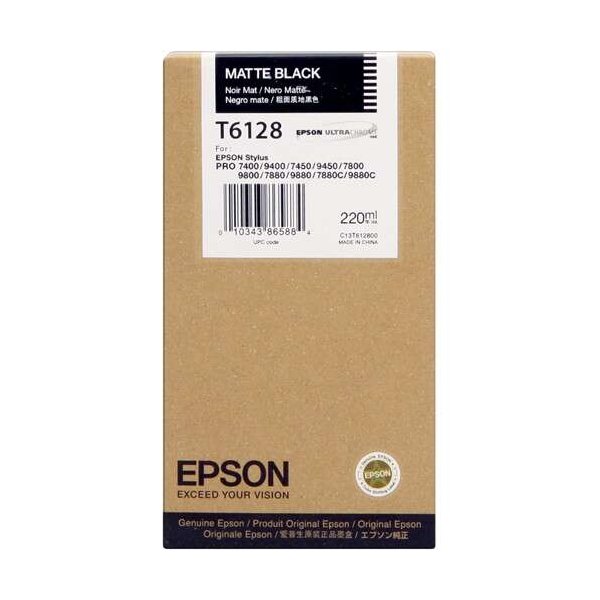 Cartuccia C13T612800 EPSON nero opaco 220 ML - originale | stampaperfetta.it