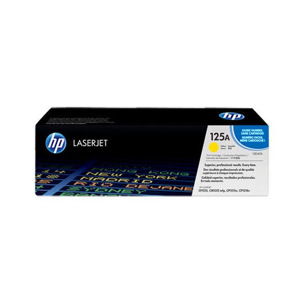 Toner CB542A HP giallo 1400 PAGINE - originale | stampaperfetta.it
