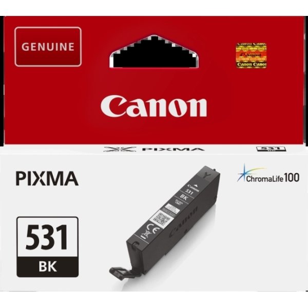 Cartuccia CLI-531BK CANON nero 400 PAGINE - originale | stampaperfetta.it