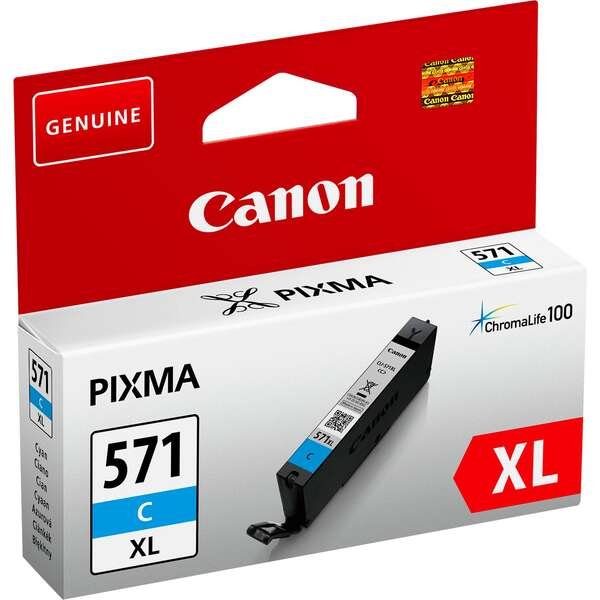 Cartuccia CLI-571CXL CANON ciano 680 PAGINE - originale | stampaperfetta.it