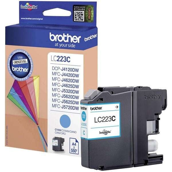 Cartuccia LC-223C BROTHER ciano 550 PAGINE - originale | stampaperfetta.it