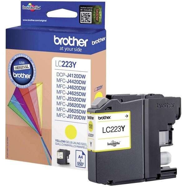 Cartuccia LC-223Y BROTHER giallo 550 PAGINE - originale | stampaperfetta.it