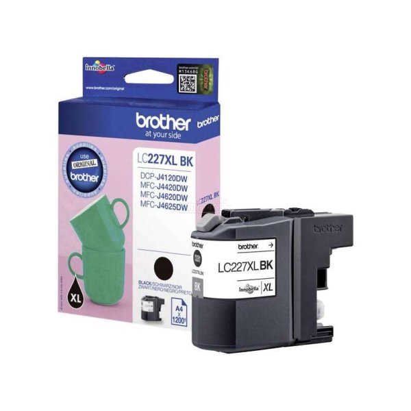 Cartuccia LC-227XLBK BROTHER nero 1200 PAGINE - originale | stampaperfetta.it