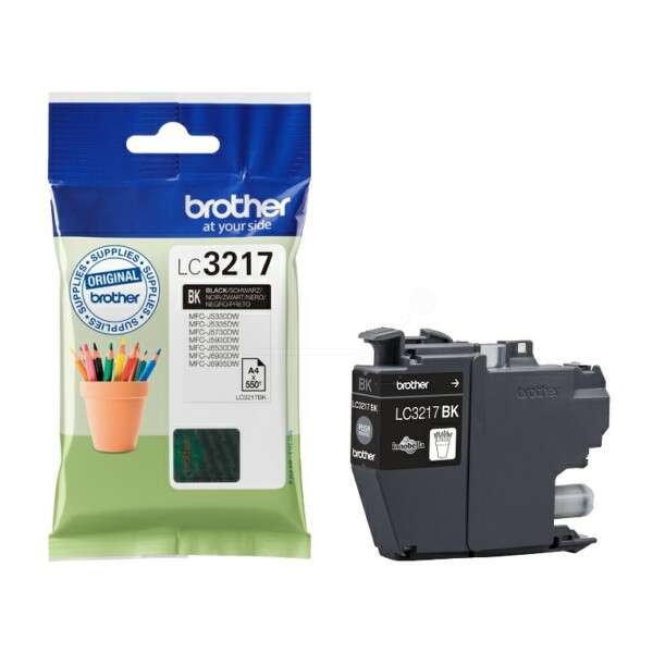 Cartuccia LC-3217BK BROTHER nero 550 PAGINE - originale | stampaperfetta.it