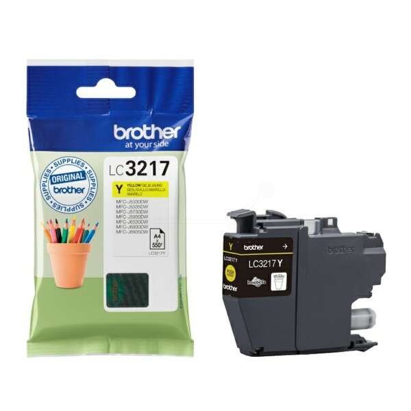 Cartuccia LC-3217Y BROTHER giallo 550 PAGINE - originale | stampaperfetta.it