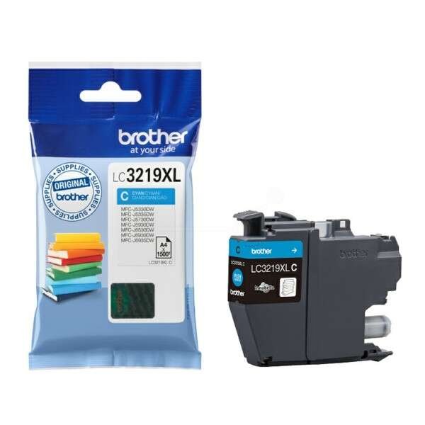 Cartuccia LC-3219XLC BROTHER ciano 1500 PAGINE - originale | stampaperfetta.it