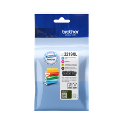 Multipack cartucce LC-3219XLVALDR BROTHER 4 colori 3000+3X1500 PAGINE - originale | stampaperfetta.it