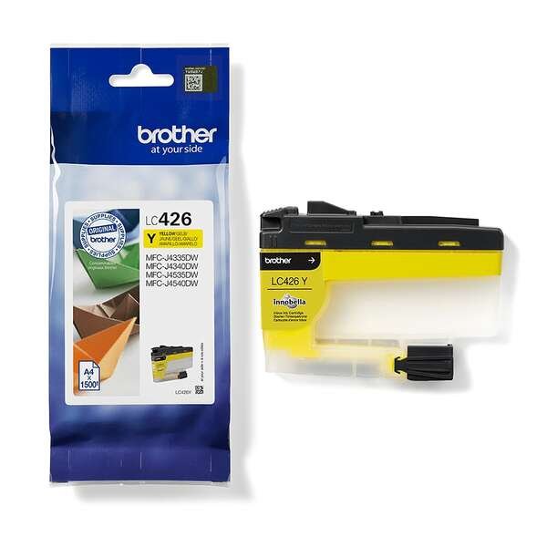 Cartuccia LC-426Y BROTHER giallo 1500 PAGINE - originale | stampaperfetta.it