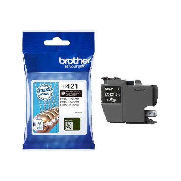 Cartuccia LC421BK BROTHER nero 200 PAGINE - originale | stampaperfetta.it
