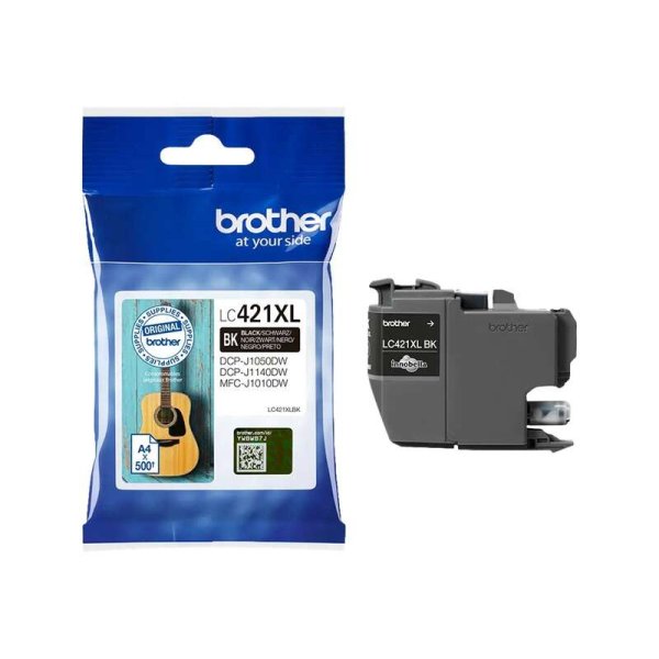 Cartuccia LC421XLBK BROTHER nero 500 PAGINE - originale | stampaperfetta.it